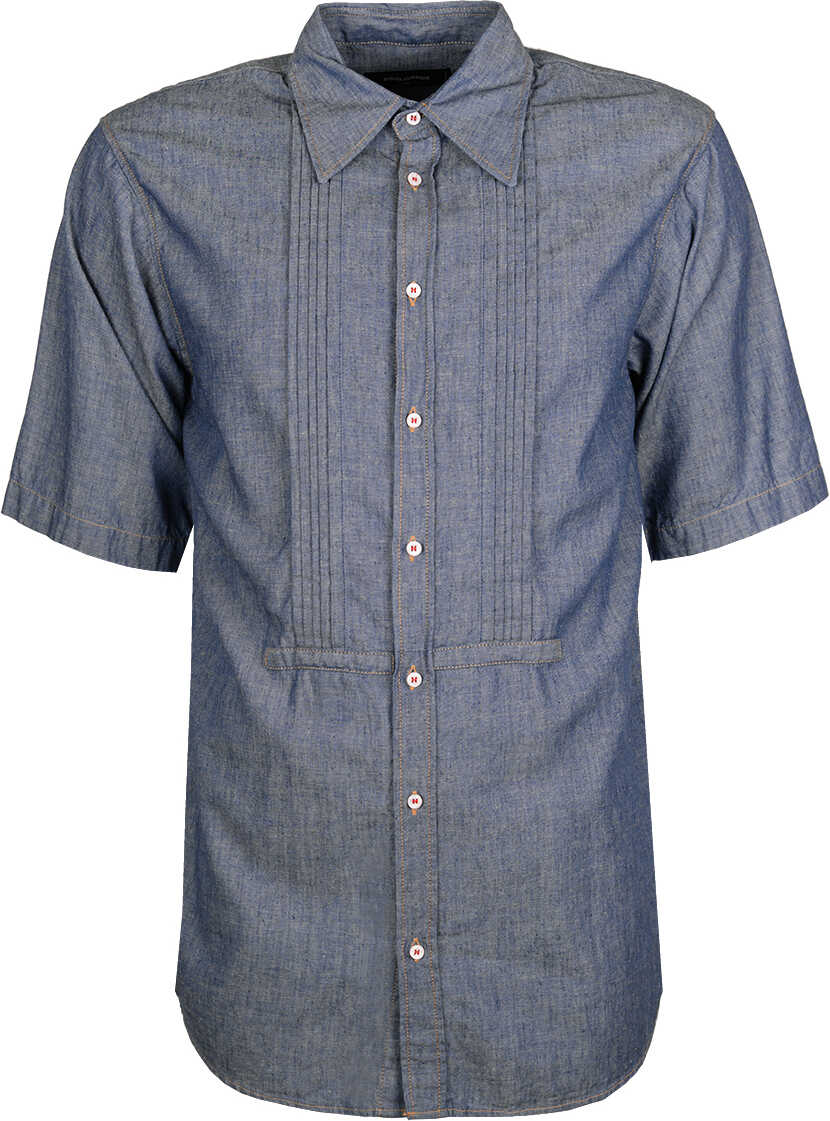 Camasa DSQUARED2 Koszula Jeansowa Niebieski