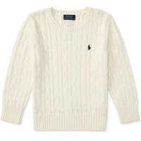 Pulovere Cable-Knit Cotton Sweater Baieti