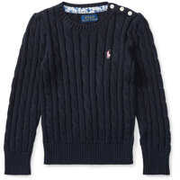 Pulovere Cable-Knit Cotton Sweater Fete