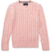 Pulovere Cable-Knit Cotton Sweater Fete