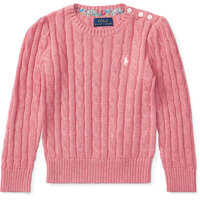 Pulovere Cable-Knit Cotton Sweater Fete
