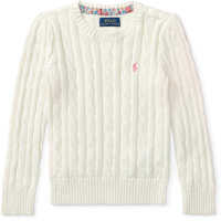 Pulovere Cable-Knit Cotton Sweater Fete