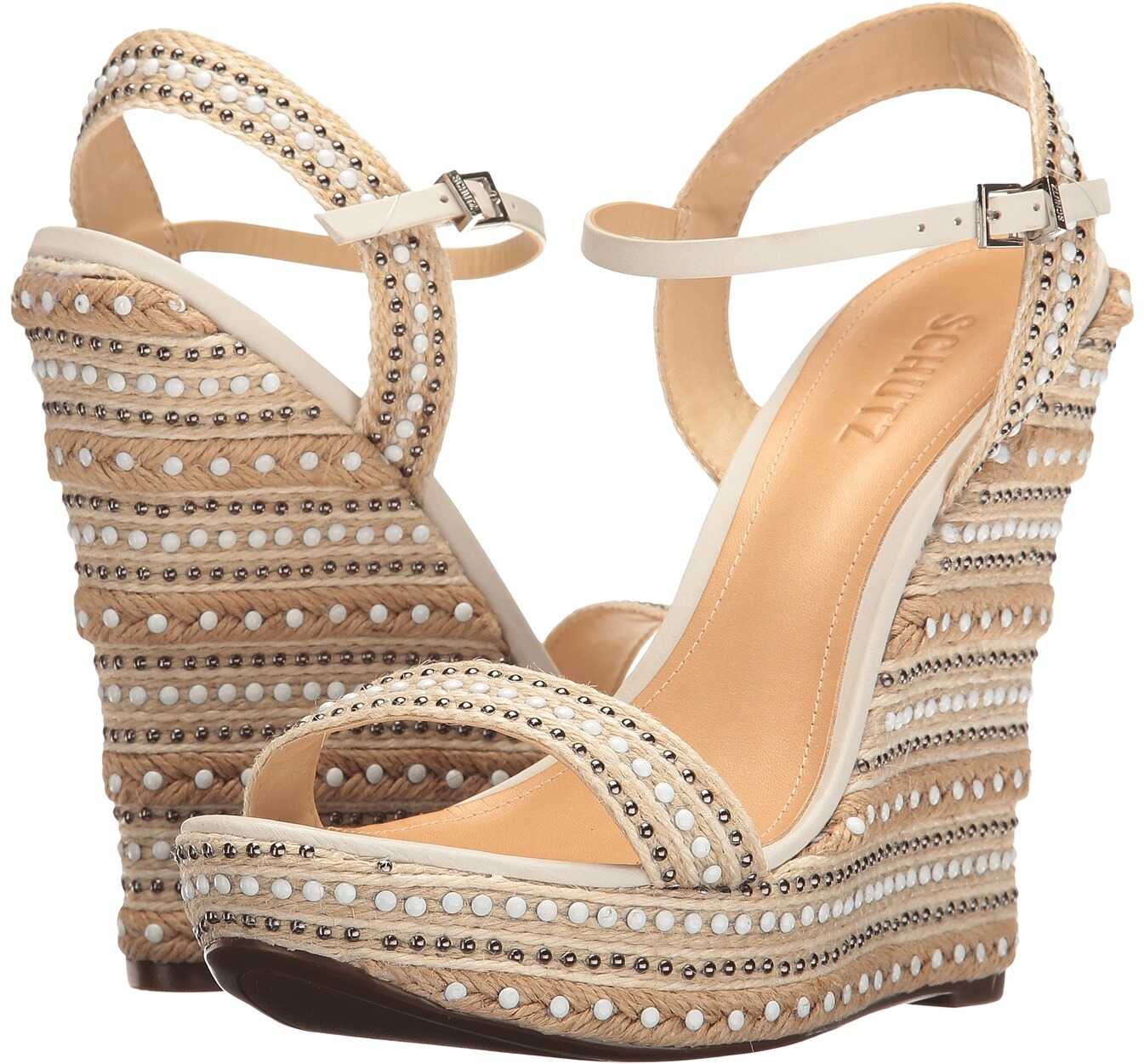 Espadrila Schutz Carminda Natural/White/White