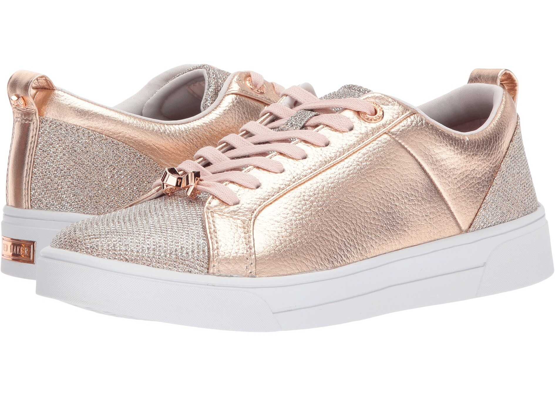 Tenis Ted Baker Kulei Rose Gold Lurex Leather