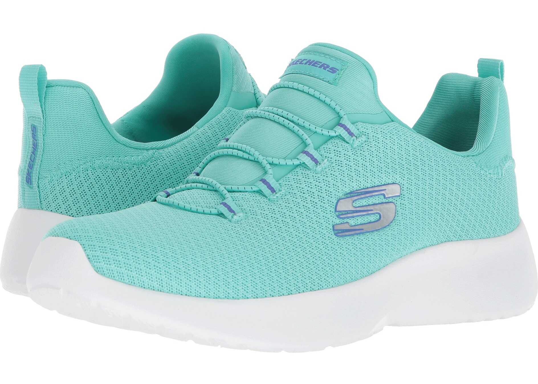 Tenis SKECHERS Mesh High Apex Bungee Slip-On Turquoise