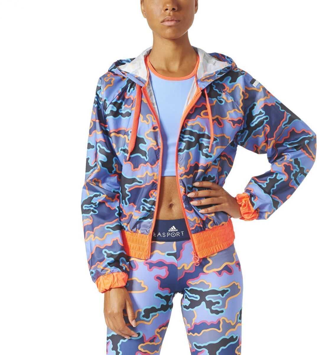 Bluza adidas ZIP CAMO JACKET INTBLU/MULTCO
