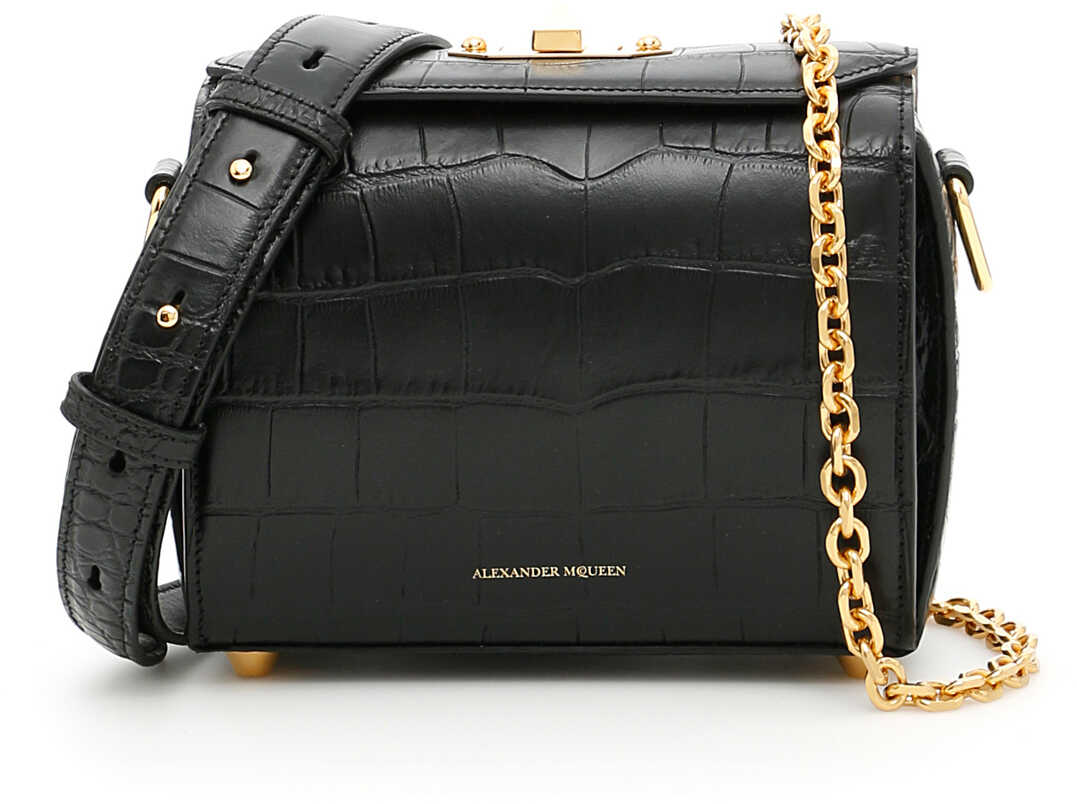 Geanta femei Alexander McQueen Box Bag 19 BLACK