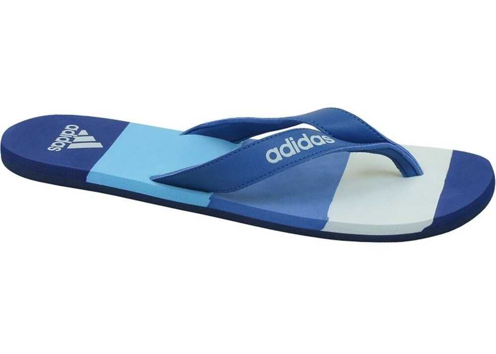 Slap adidas Eezay Striped Blue