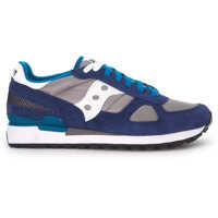 Tenisi & Adidasi Saucony Sneaker Saucony Shadow In Suede And Grey And Blue Mesh Fabric