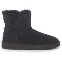Ghete & Cizme Stivaletto Ugg Classic Cuff Mini In Pelle Scamosciata Nera Femei