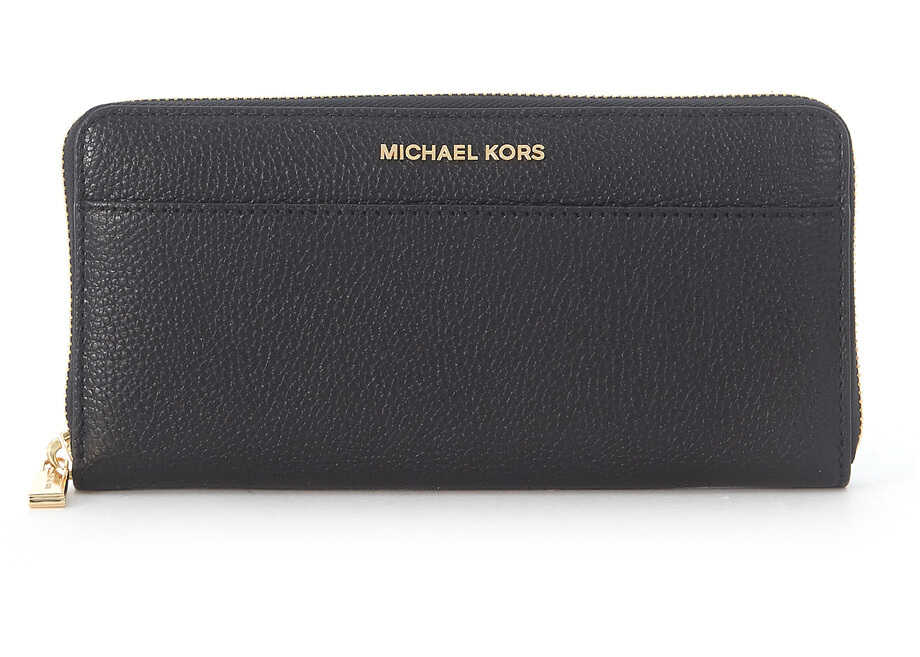 Michael Kors Mercer Black Saffiano Leather Wallet Black