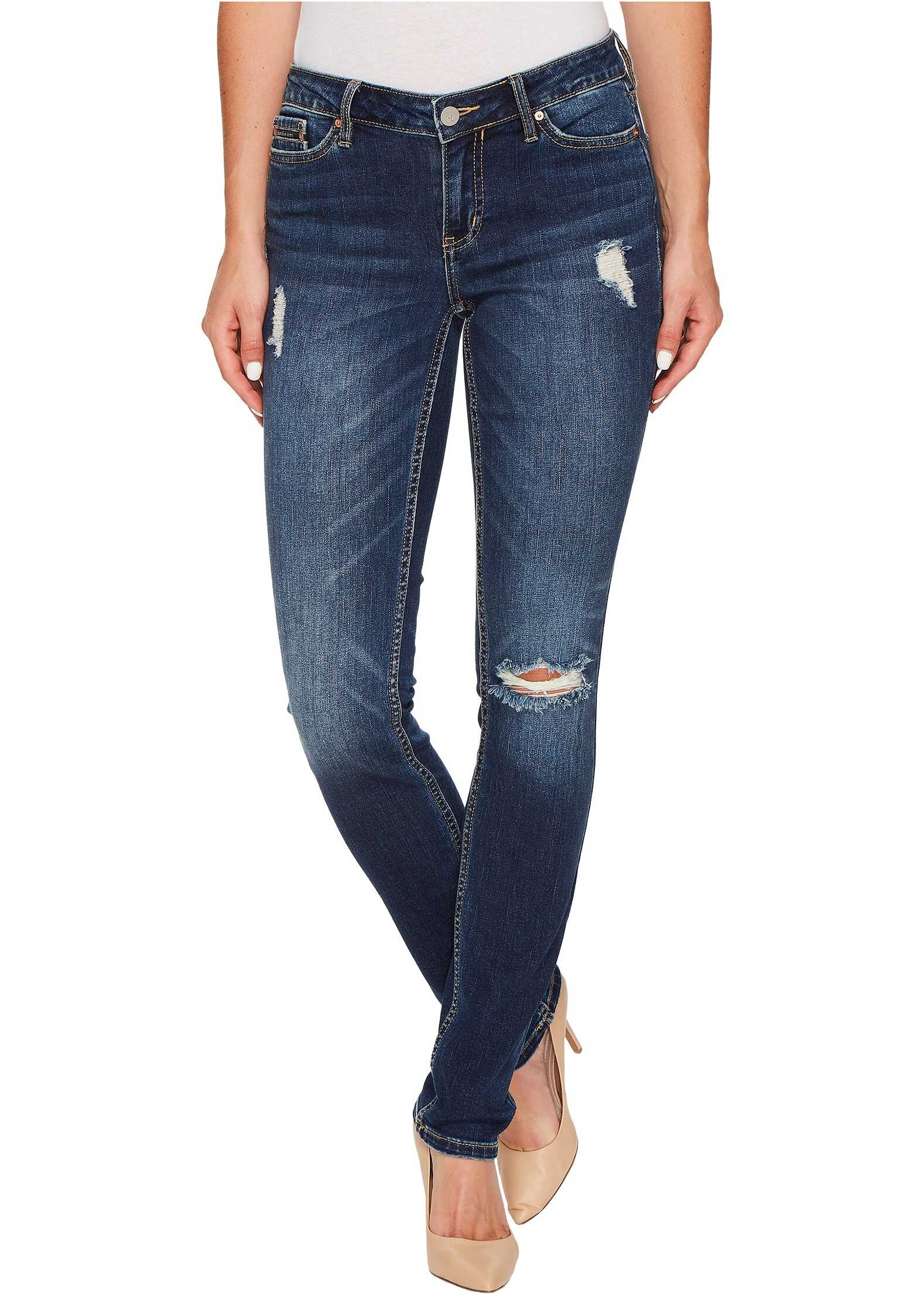 Blug Calvin Klein Jeans Ultimate Skinny Jeans in Shield Blue Wash Shield Blue