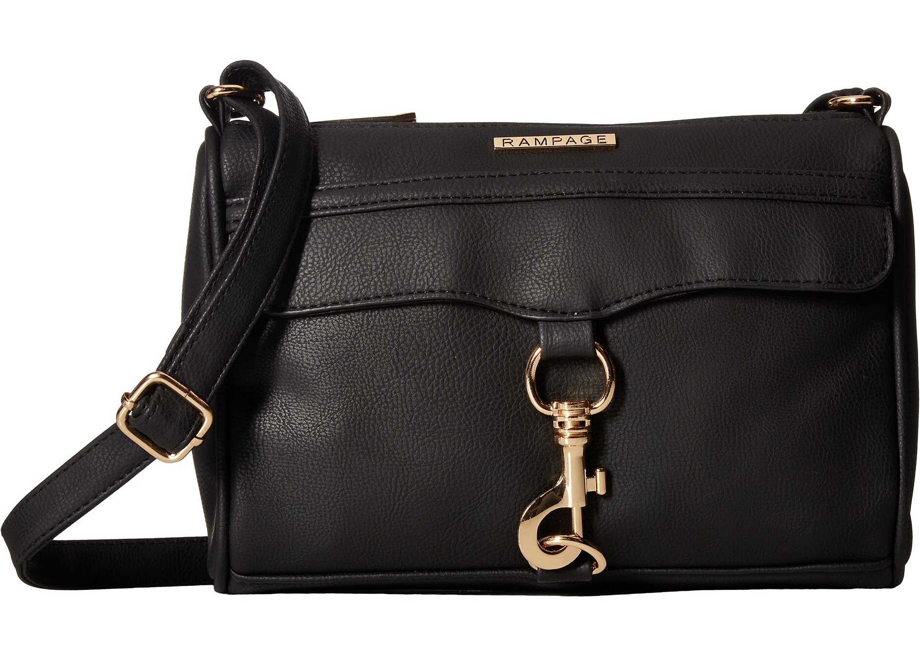 Geanta femei Rampage Crossbody w/ Dog Leash Hardware Black