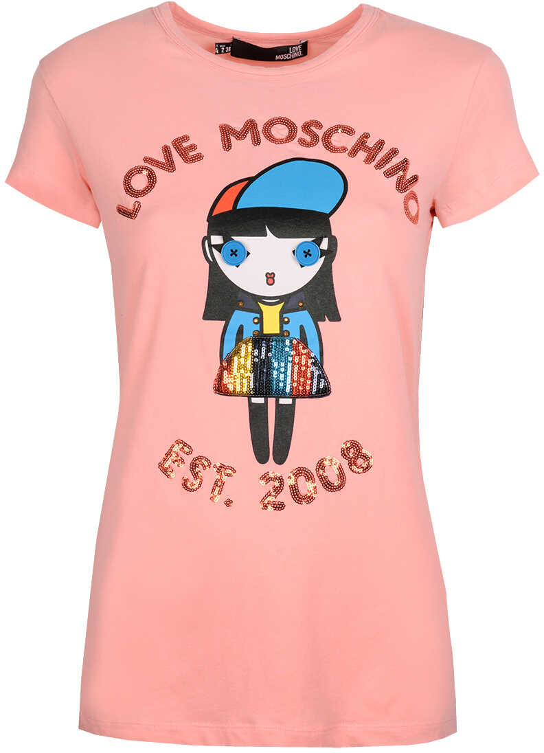 Tricou LOVE Moschino T-shirt Różowy