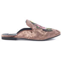 Mocasini Steve Madden Hugh Pink Velvet Sabot