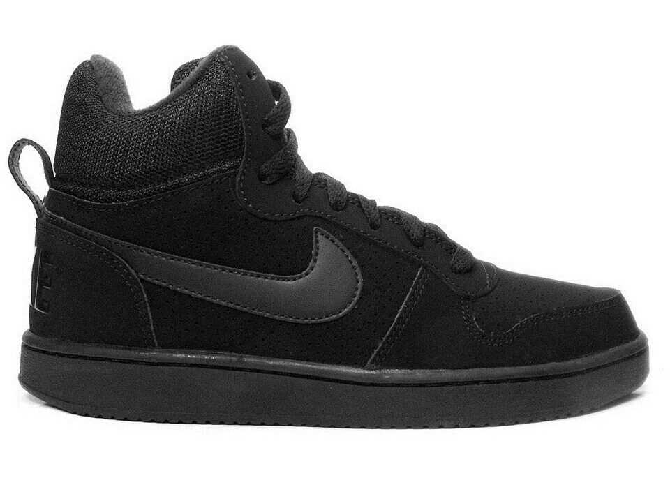 Nike Court Borough Mid 844906 NEGRE