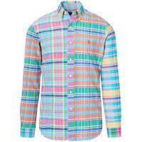 Camasi Plaid Cotton Oxford Shirt* Barbati
