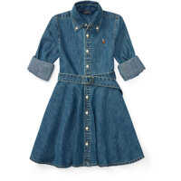 Rochii Denim Fit-and-Flare Shirtdress Fete