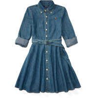 Rochii Denim Fit-and-Flare Shirtdress Fete