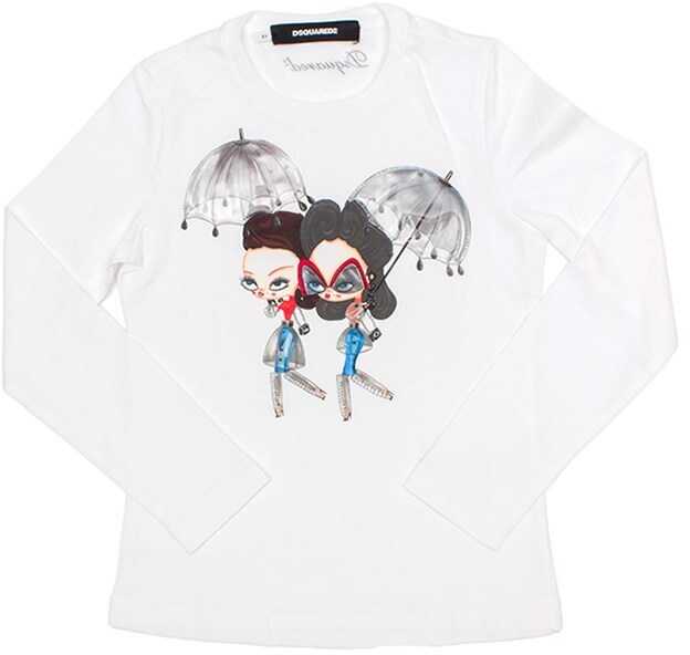 Tricou DSQUARED2 Cotton T-Shirt White