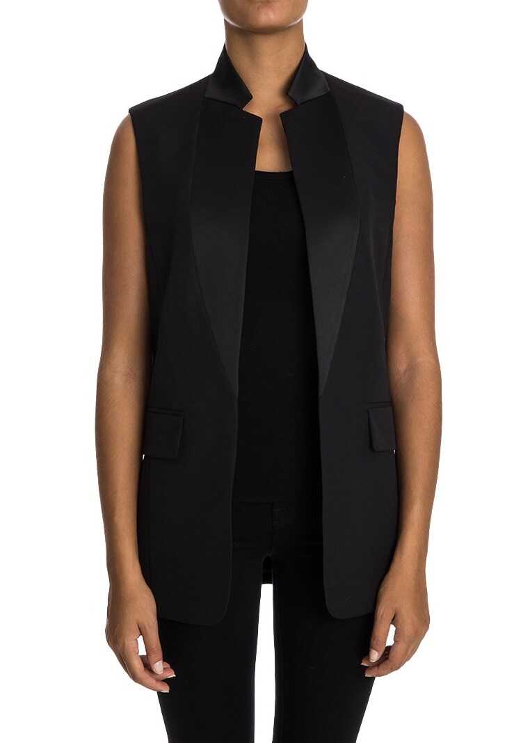 Vesta Alexander Wang Wool Waistcoat Black