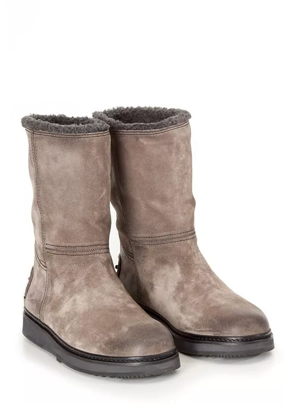 Gheata Car Shoe Tall Boots Gray