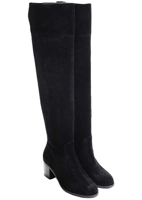 Michael Kors Leather Boots Black