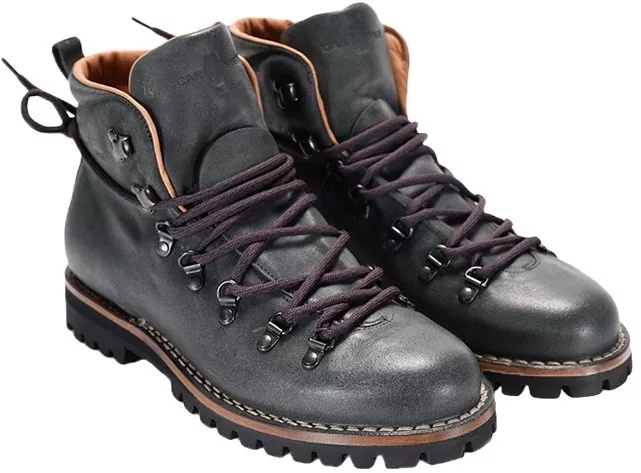 Gheata Car Shoe Leather Boots Gray
