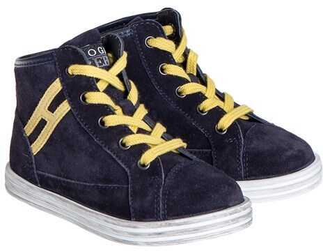 Tenis Hogan Rebel Leather Sneakers Blue