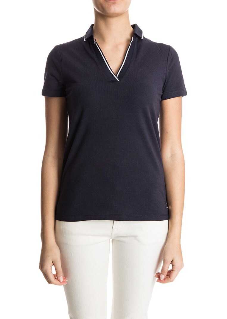 Tricou Tommy Hilfiger Cotton Polo Blue