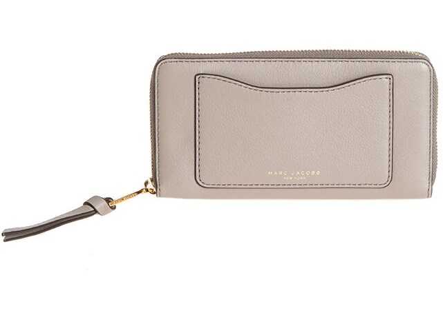 Portofel Marc Jacobs Leather Wallet Gray