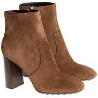 Pantofi cu toc Suede Ankle Boots Femei