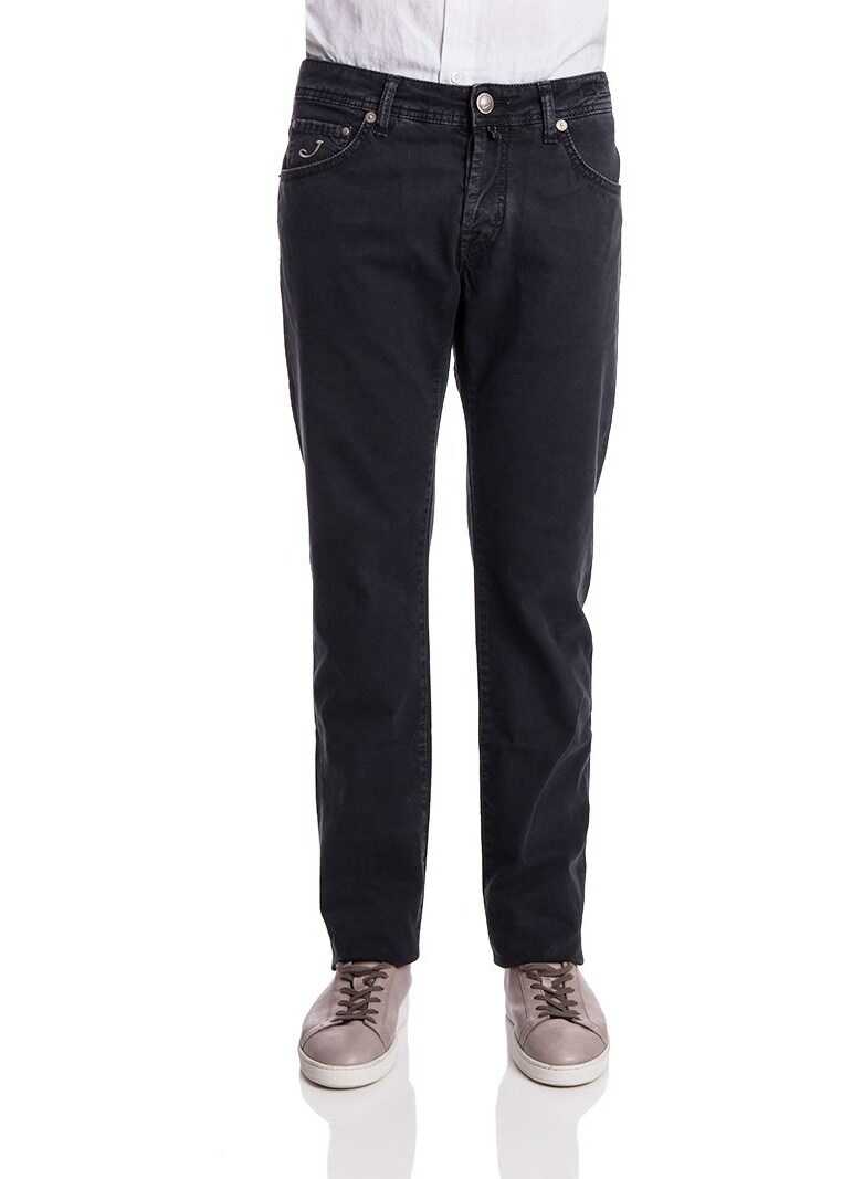 Pantalon Jacob Cohen 5 Pockets Trousers Black