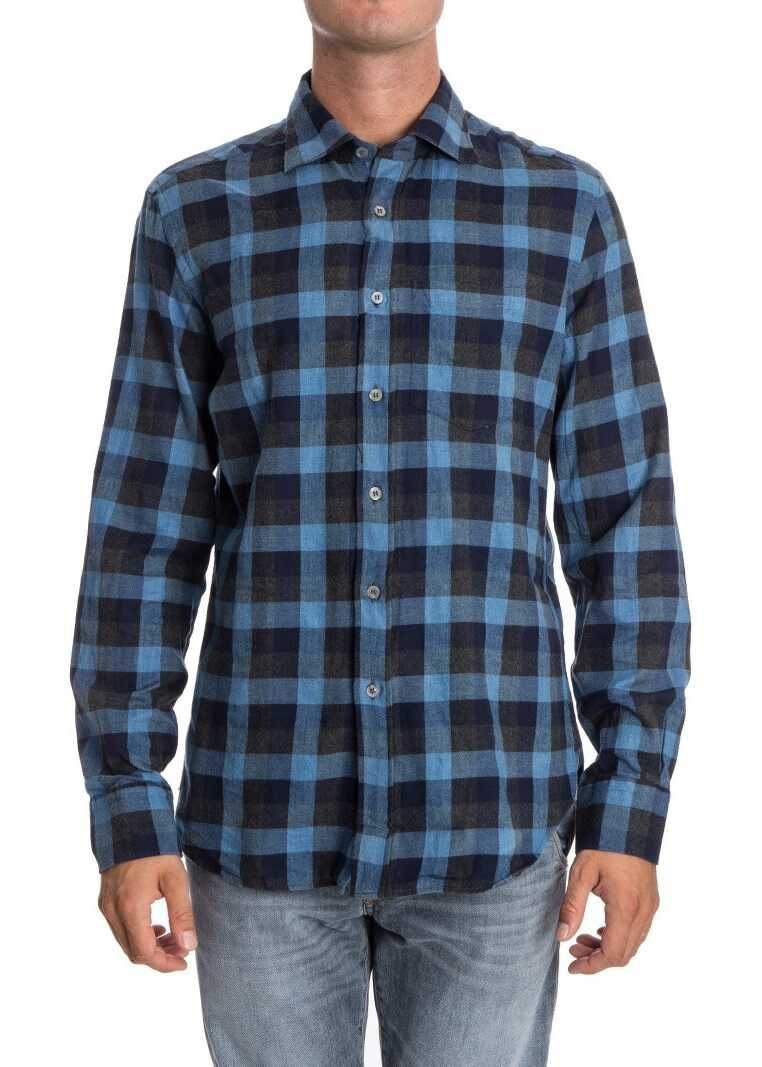 Camasa Missoni Cotton Shirt Blue