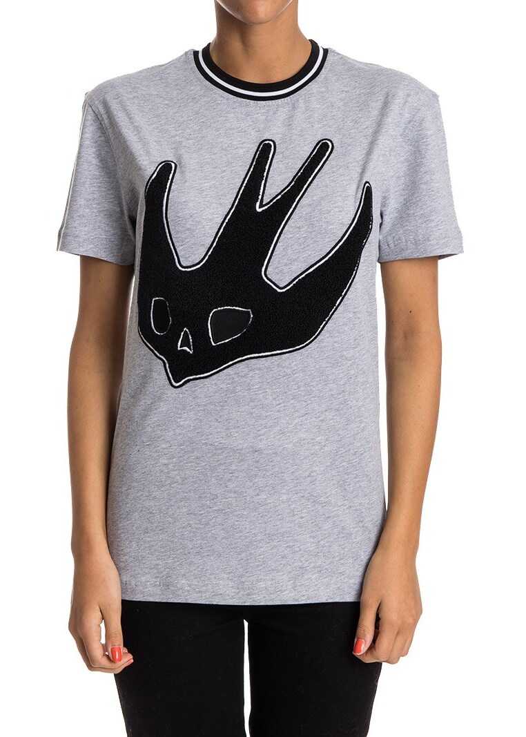 Tricou MCQ Alexander McQueen Crewneck T-Shirt Gray