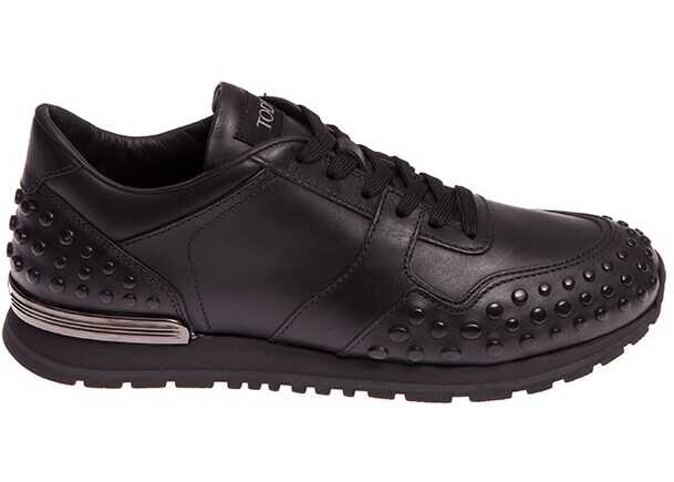 TOD'S Leather Sneakers Black