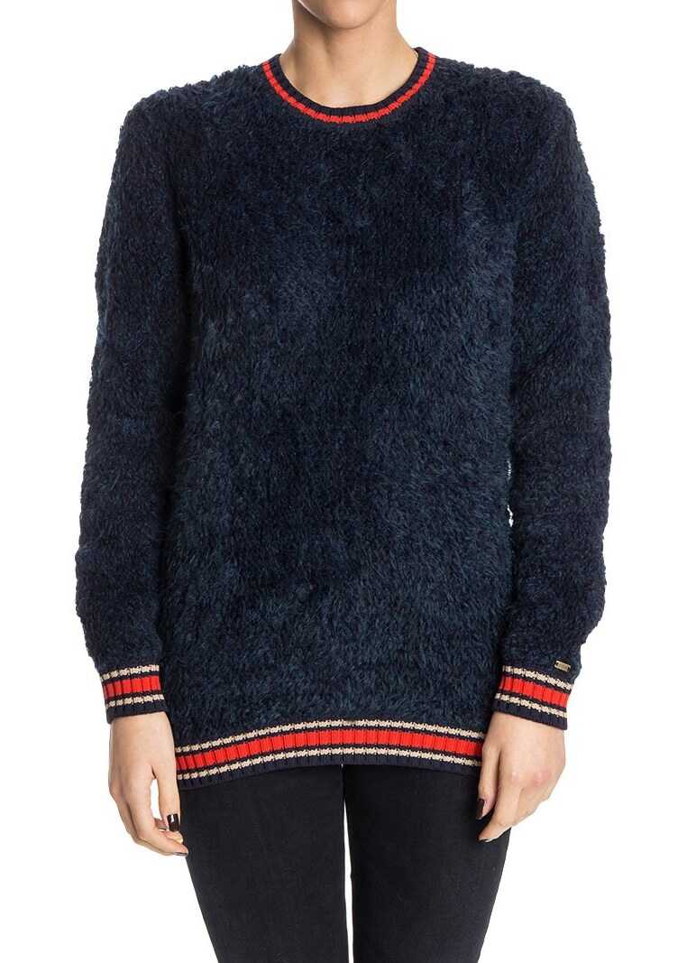 Pulover Tommy Hilfiger Pilca Teddy Sweater Blue