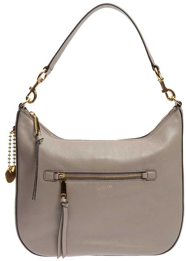 Geanta femei Marc Jacobs Recruit Hobo Bag Beige