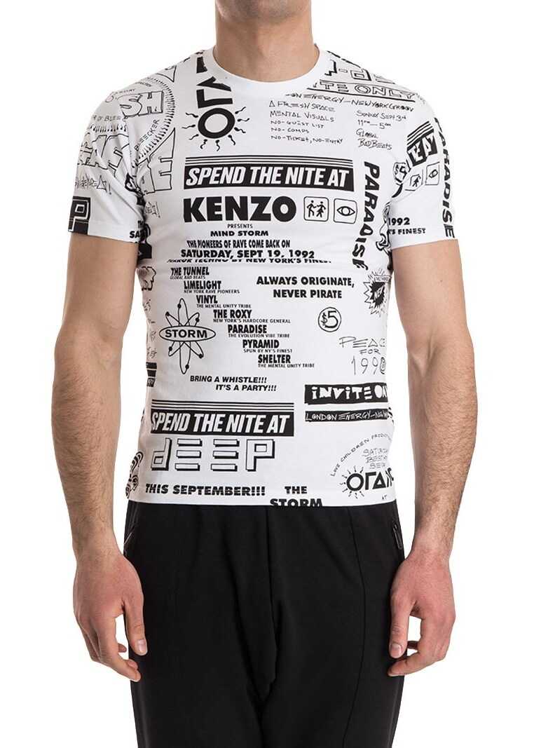 Tricou Kenzo Crewneck T-Shirt White