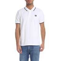 Tricouri Polo White Polo With Black Edges Barbati