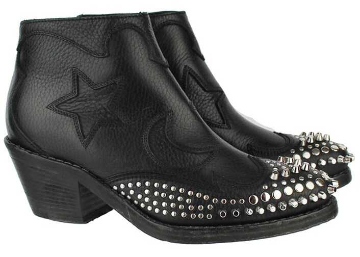 Gheata MCQ Alexander McQueen Leather Boots Black