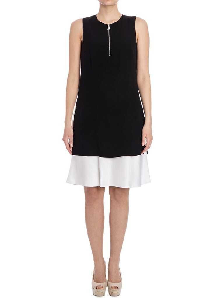 Rochie Karl Lagerfeld Matt & Shine Layer Dress Black