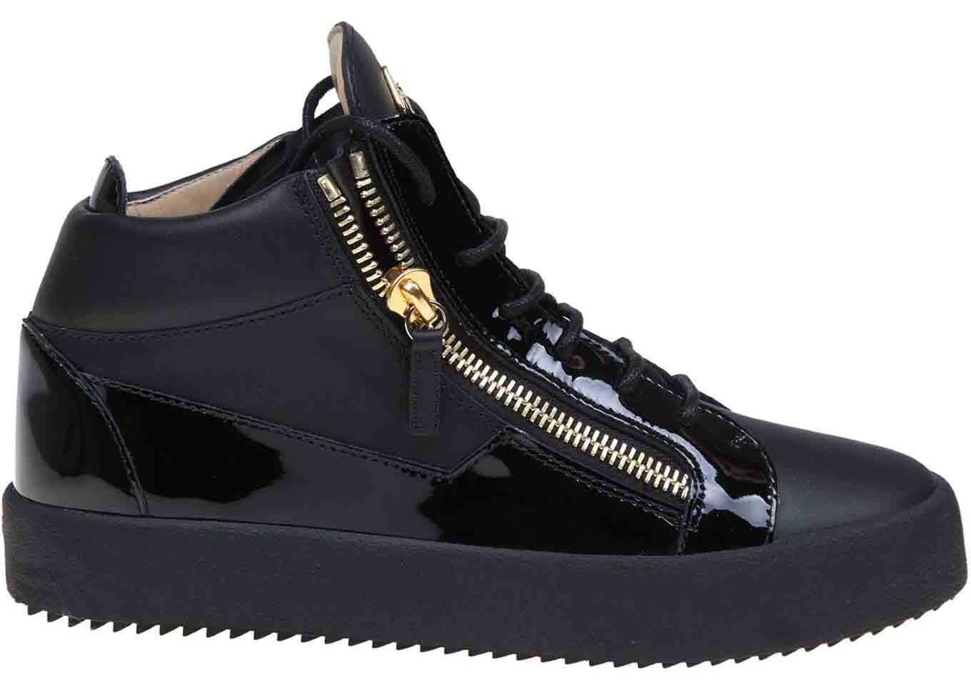 Giuseppe Zanotti Kriss Sneakers In Black Leather Black