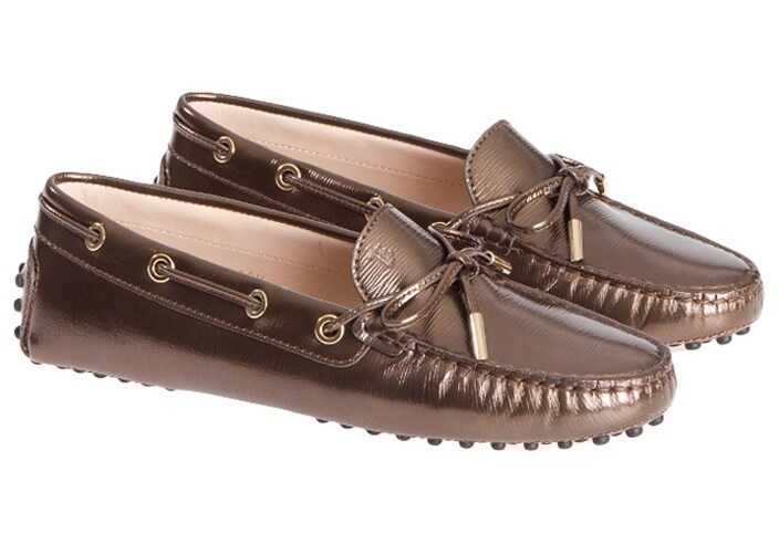 TOD'S Leather Moccasins Brown