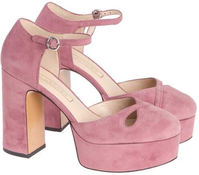 Pantof Marc Jacobs Ankle Strap Shoes Pink