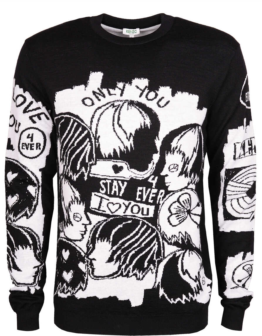 Pulover Kenzo Sweter Czarny