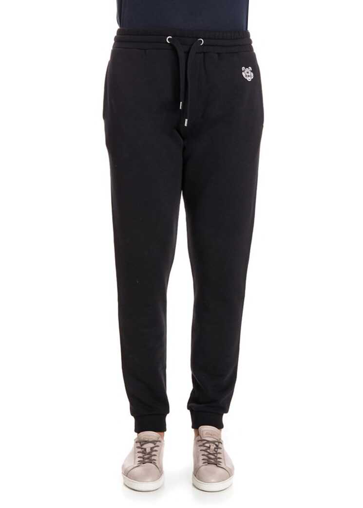Kenzo Cotton Pants Black