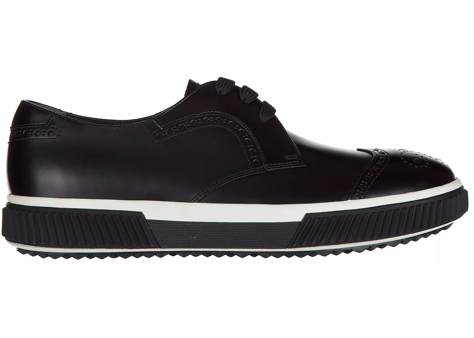 Pantof Prada Roi Brogue Black