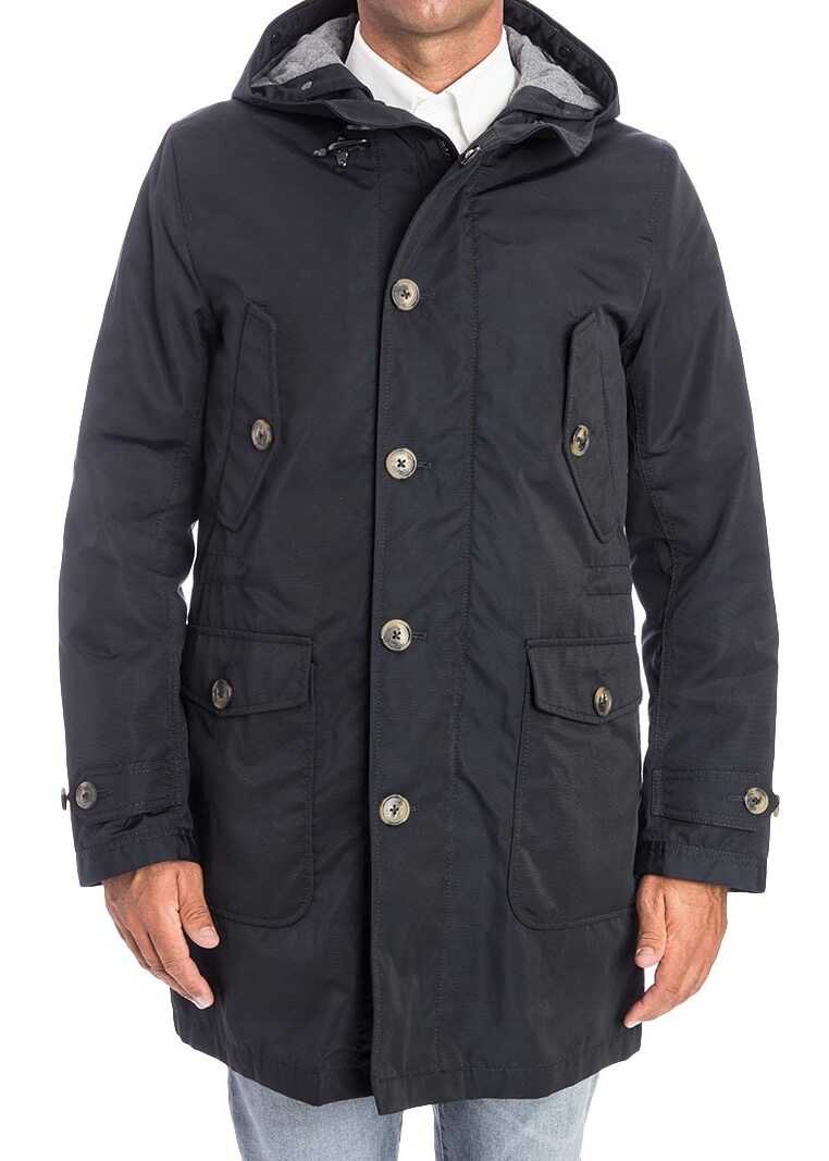 Jacheta Fay Hooded Jacket Blue