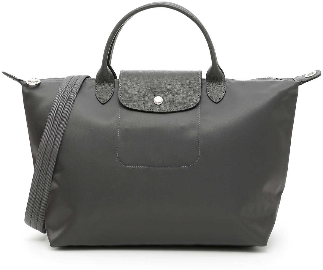 Geanta femei Longchamp Large Le Pliage Néo Shopping Bag GRIGIO